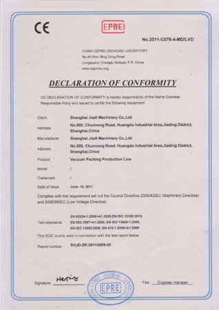 Vacuum Packing Production Line
